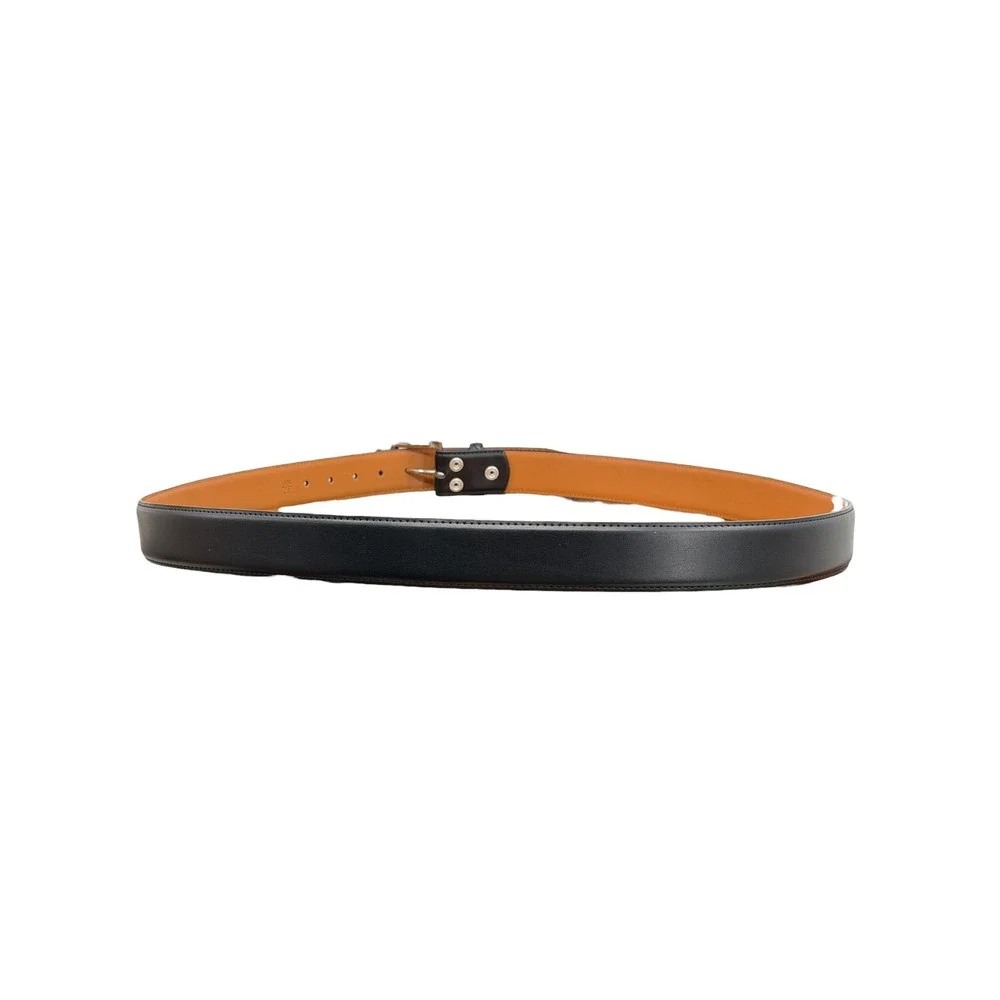 Bulliant Leather Belt Men SZ 52 Black Classic Office Detachable Strap Practical